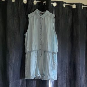 Prana romper size xl chambray